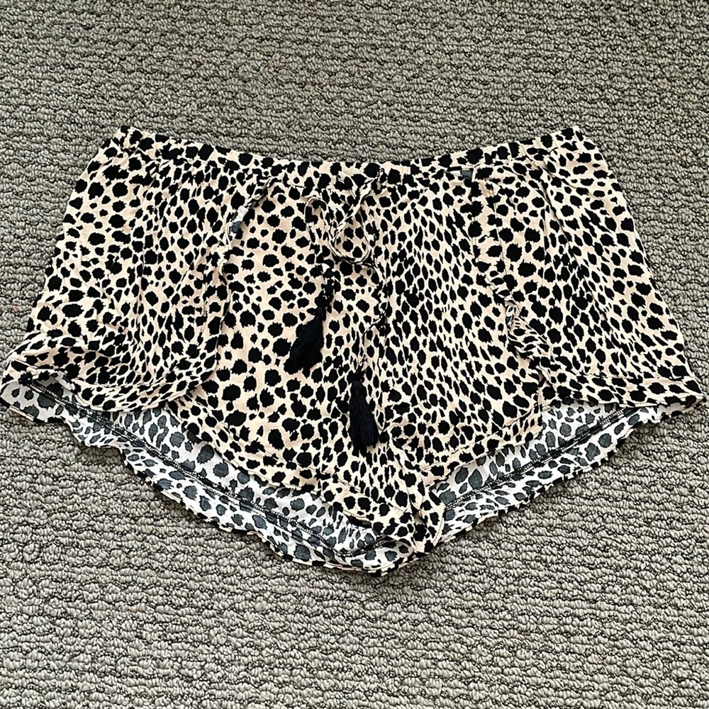 Victoria’s Secret Animal Print Ruffle Shorts